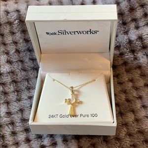 Silverworks Cross Necklace